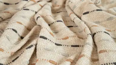 Плед Knit, цвет серо-бежевый Askona фото - 3 - превью