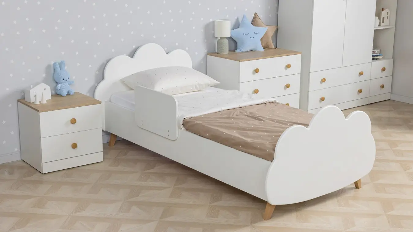 Детская кровать Mellow, цвет Белый премиум Askona фото - 1 - большое изображение