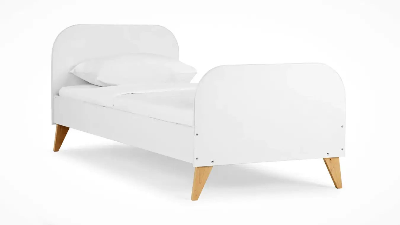 Кровать Villy, цвет Белый+Дуб фото - 1 - большое изображение